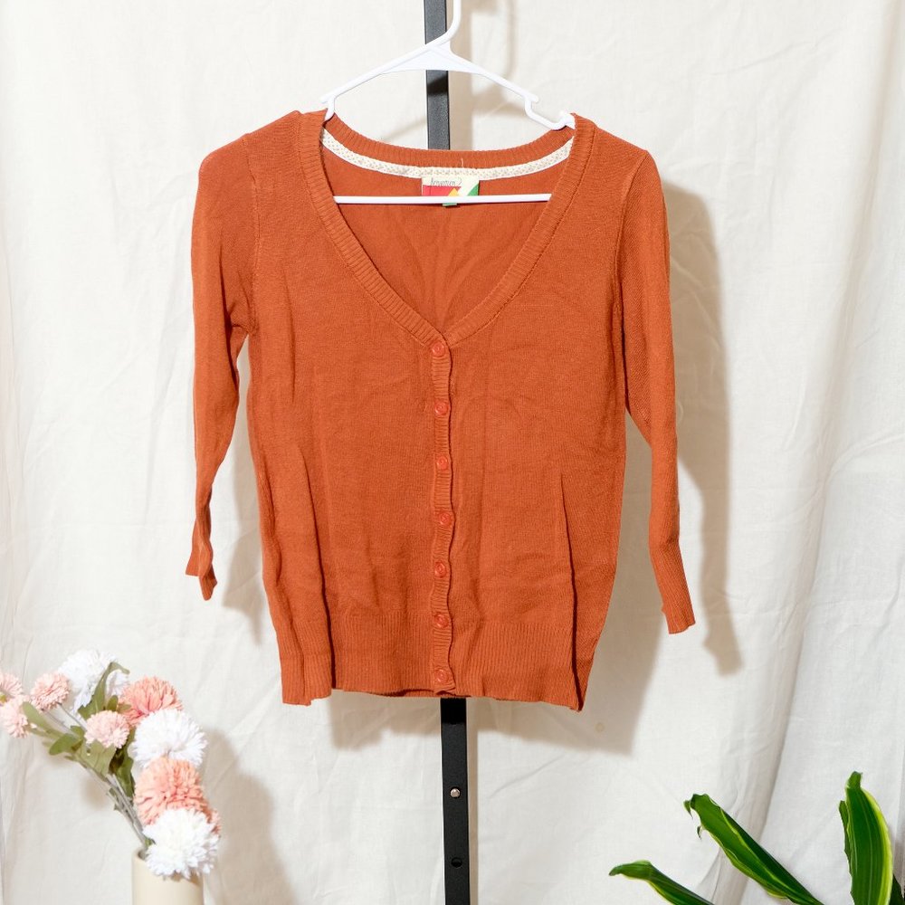 Orange Cardigan from Fervour